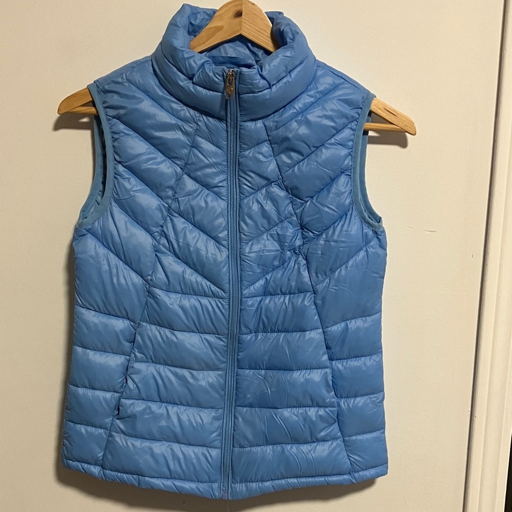 Point Zero Light Blue Quilted Vest